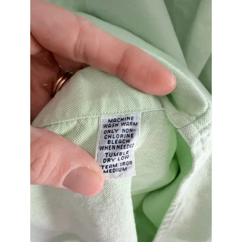 Ralph Lauren Light Green Classic Fit Oxford Shirt-Size XL